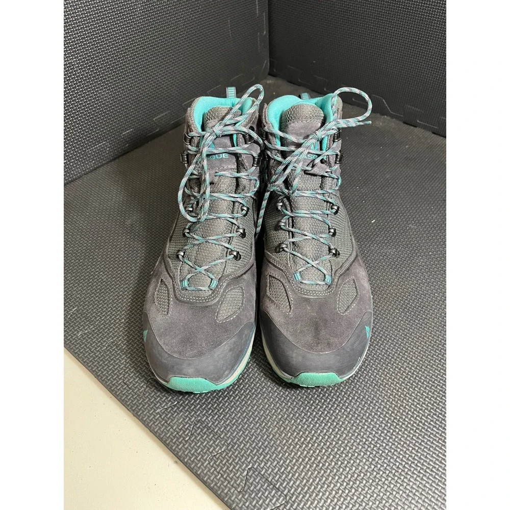 Vasque Mesa Trek UltraDry 7449 Hiking‎ Boots Trails Gray Green Womens Size 10.5